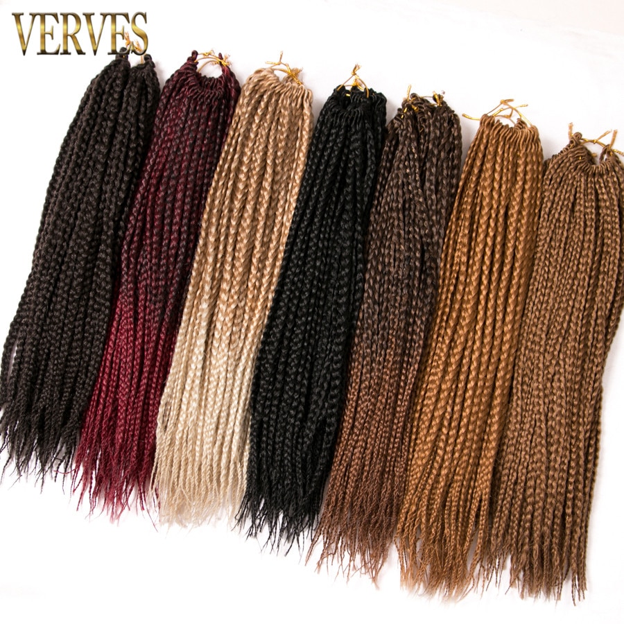 Verves box braids hair ombre ũ  ߰  ͽټ 22 roots/pack ռ 극̵  е,  ÷/Verves box braids hair ombre ũ  ߰  ͽټ 22 root